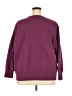 Just My Size Solid Purple Pullover Sweater Size 3X Plus - photo 2