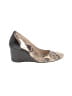 Cole Haan Animal Print Black Wedges Size 7 1/2 - photo 1