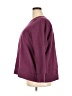 Just My Size Solid Purple Pullover Sweater Size 3X Plus - photo 5