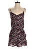 Divided by H&M 100% Viscose Floral Black Romper Size 8 - photo 1