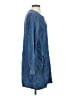 Soft Joie Blue 3/4 Sleeve Button-Down Shirt Size S - photo 4