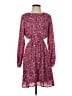 Aqua 100% Polyester Purple Casual Dress Size XS - photo 1