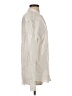 Theory 100% Linen Ivory Long Sleeve Button-Down Shirt Size S - photo 4