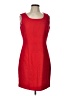 DressBarn Solid Red Cocktail Dress Size 12 - photo 1