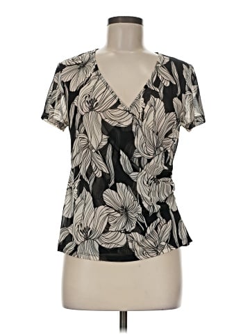 Tahari Short Sleeve Blouse (view 1)