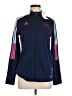 Adidas 100% Polyester Blue Track Jacket Size M - photo 1