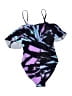 Sugar & Jade Tie-dye Blue One Piece Swimsuit Size L (kids) - photo 2