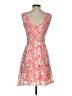 Buttons Hearts Orange Cocktail Dress Size S - photo 2