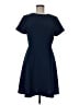 Ann Taylor Solid Blue Casual Dress Size 6 - photo 1