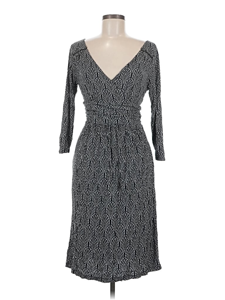 Pre-owned Maeve Casual Dress In Gray