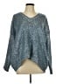 1.State Metallic Blue Pullover Sweater Size L - photo 1