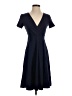 MSBASIC Solid Blue Casual Dress Size S - photo 1
