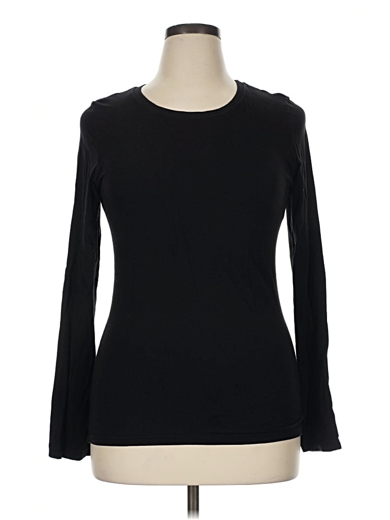 Pre-owned Felina Long Sleeve T-shirt In Black