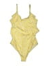 H&M Print Yellow One Piece Swimsuit Size M - photo 1