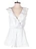 Lovers + Friends 100% Cotton Hearts White Romper Size S - photo 1