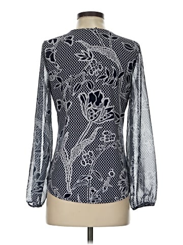White House Black Market 3/4 Sleeve Blouse (view 2)