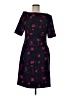 Kay Unger Print Black Casual Dress Size 8 - photo 1