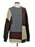 Motel 100% Polyester Color Block Brown Pullover Sweater Size XS - photo 1