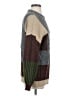 Motel 100% Polyester Color Block Brown Pullover Sweater Size XS - photo 4