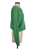Aqua Solid Green Pullover Sweater Size S - photo 4