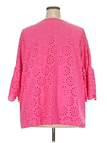 Jessica London 3/4 Sleeve Blouse (view 2)