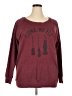 Instant Message Burgundy Pullover Sweater Size 3X - photo 1