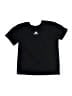 Adidas 100% Polyester Solid Black Active T-Shirt Size 10 - 12 - photo 1