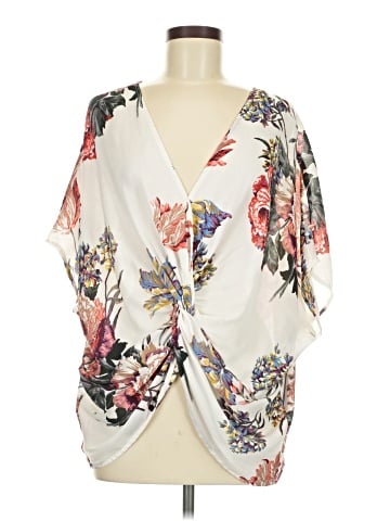Umgee Short Sleeve Blouse (view 1)