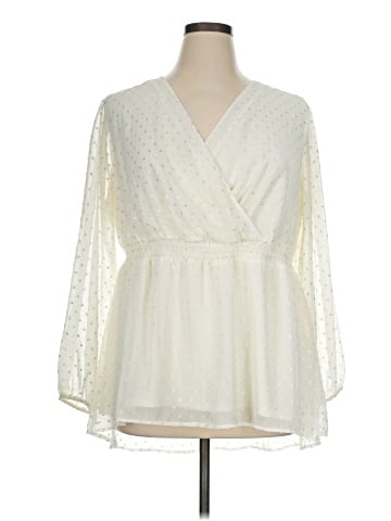 Lane Bryant 3/4 Sleeve Blouse (view 1)