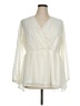 Lane Bryant 100% Polyester Ivory 3/4 Sleeve Blouse Size 14 - 16 Plus - photo 1