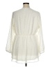 Lane Bryant 100% Polyester Ivory 3/4 Sleeve Blouse Size 14 - 16 Plus - photo 2