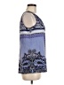 Dana Buchman 100% Polyester Blue Sleeveless Blouse Size M - photo 4