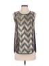 J.Crew Silver Sleeveless Blouse Size 0 - photo 1