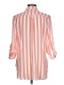 Tinley 100% Polyester Stripes Pink 3/4 Sleeve Blouse Size L - photo 2