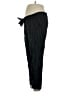 The Limited Stripes Black Linen Pants Size 16 - photo 5