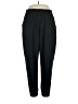 Nike 100% Polyester Solid Black Casual Pants Size XL - photo 1
