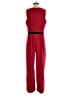 Chetta B Color Block Red Jumpsuit Size 10 - photo 2