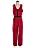 Chetta B Color Block Red Jumpsuit Size 10 - photo 1