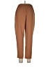 Zara Solid Brown Casual Pants Size L - photo 2