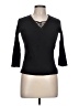 Covington Black 3/4 Sleeve Top Size L - photo 1