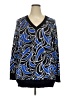 MICHAEL Michael Kors Paisley Blue Pullover Sweater Size 2X - photo 1