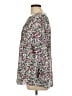 Charter Club 100% Polyester Floral Green 3/4 Sleeve Blouse Size L - photo 5