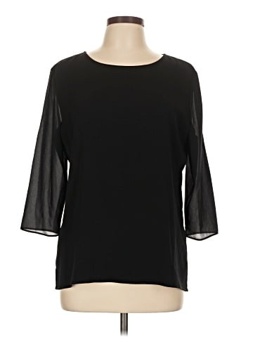 Ann Taylor 3/4 Sleeve T-Shirt (view 1)