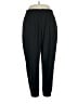 Nike 100% Polyester Solid Black Casual Pants Size XL - photo 1