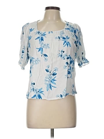 Lucky Brand Short Sleeve Blouse (view 1)