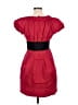 BCBGMAXAZRIA 100% Polyester Solid Red Cocktail Dress Size 6 - photo 2