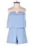 Aqua Color Block Blue Romper Size XS - photo 1