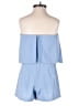 Aqua Color Block Blue Romper Size XS - photo 2