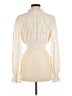 Forever 21 100% Polyester Ivory Long Sleeve Blouse Size M - photo 2