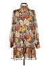 AaKaa Floral Orange Casual Dress Size S - photo 1